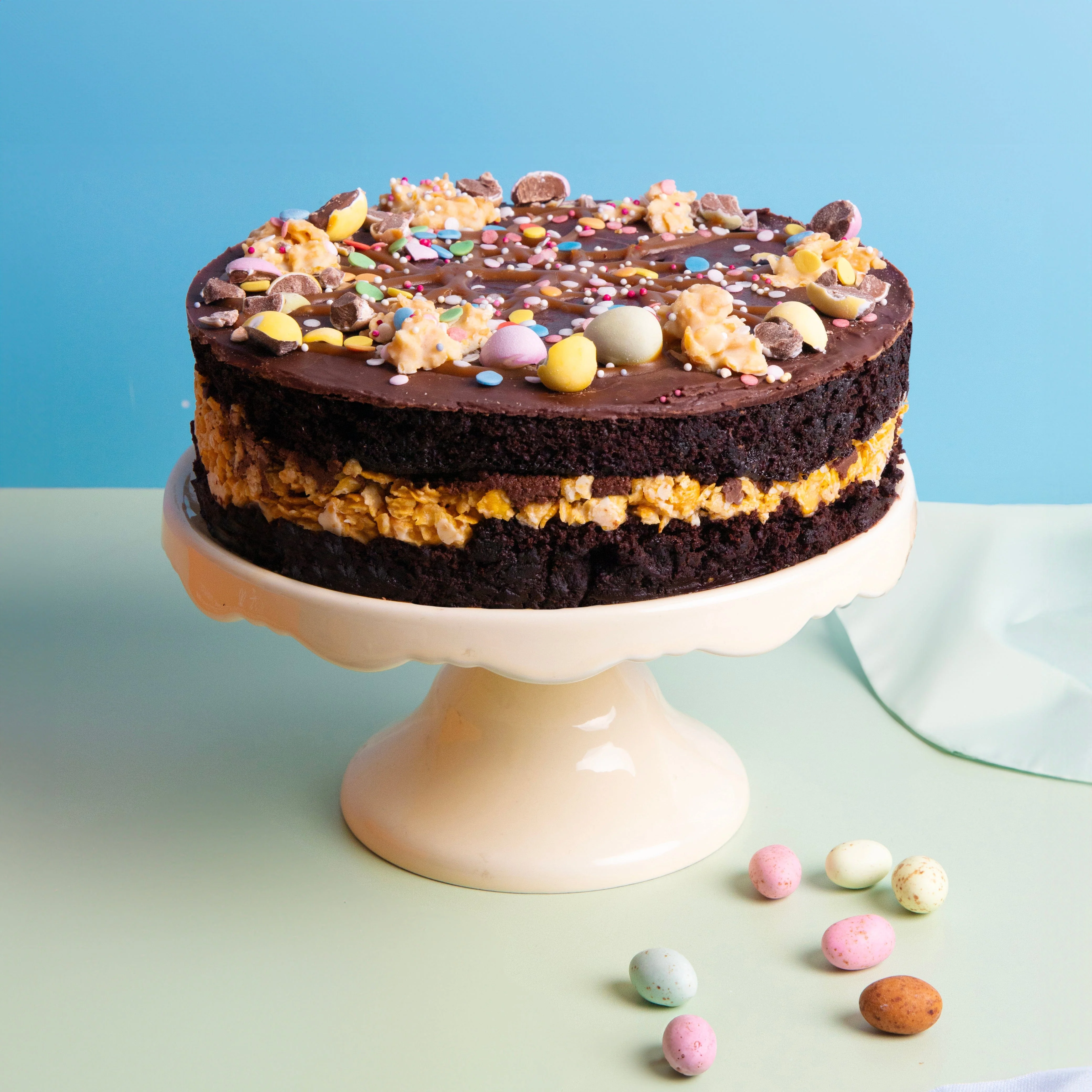 Easter Chocolate Cornflake Cake - Image 3