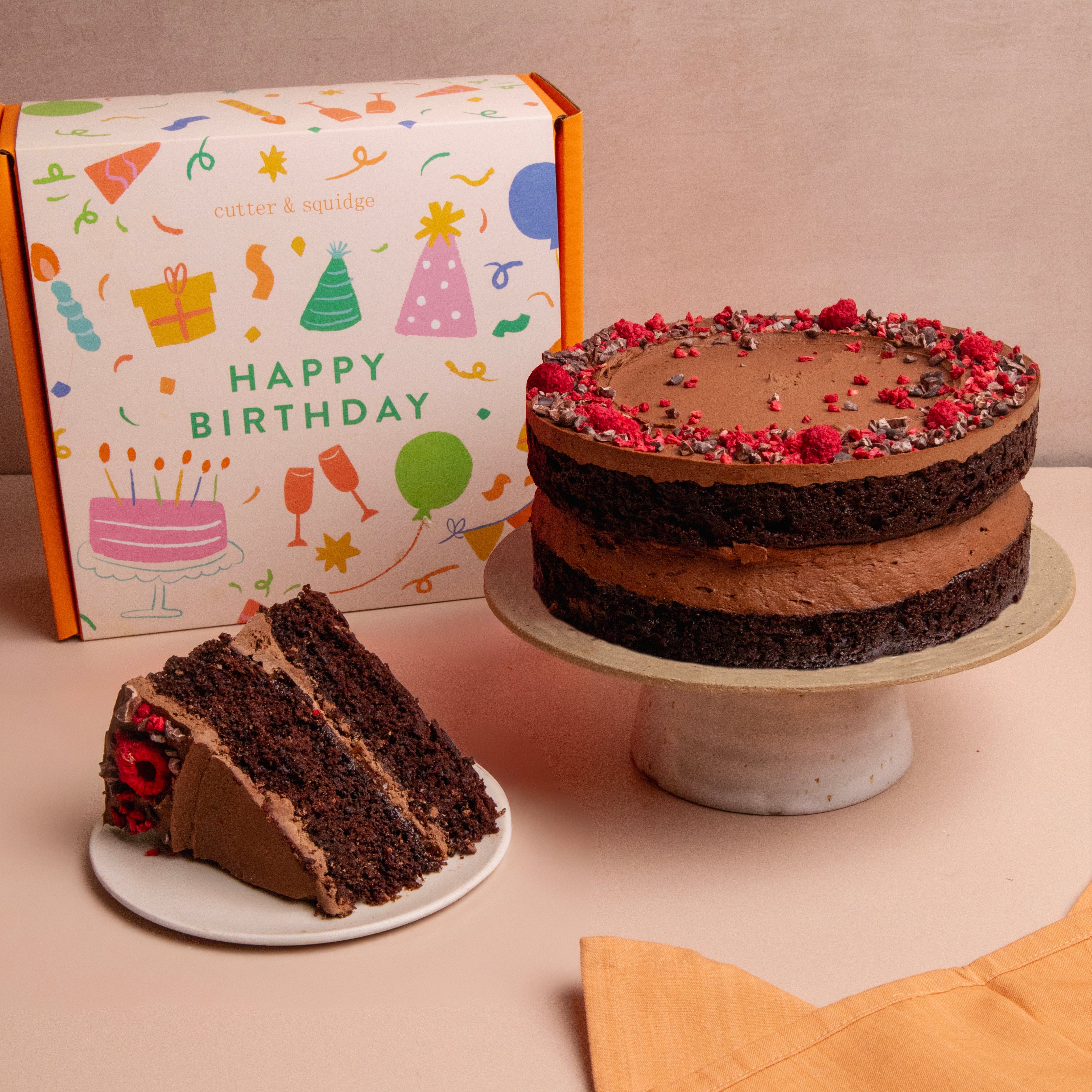 Vegan Chocolate Fudge Cake - Image 9