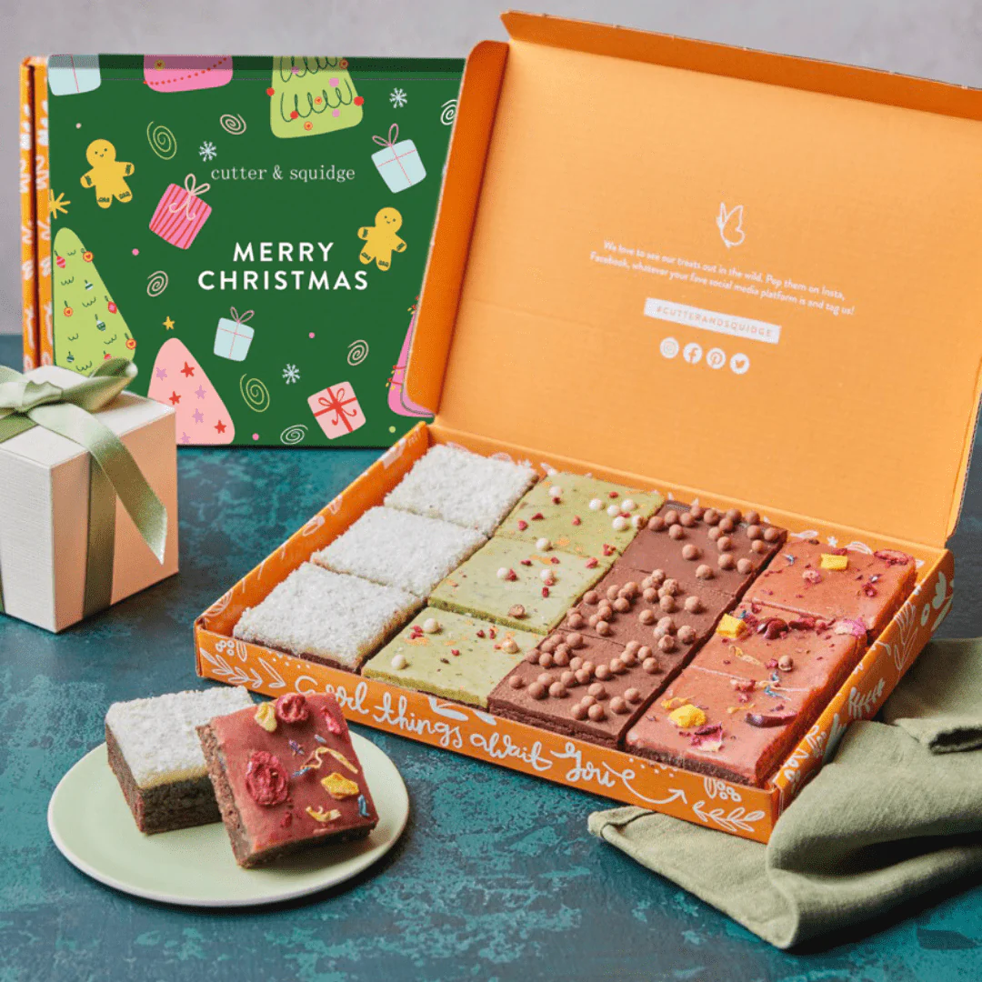 Christmas Brownies & Fizz Gift Box - Image 3