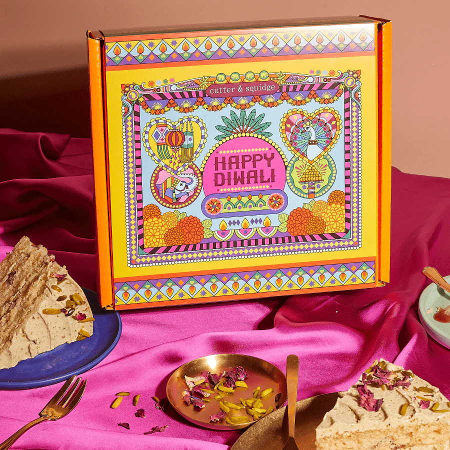 Diwali Gulab Jamun Cake - Image 5