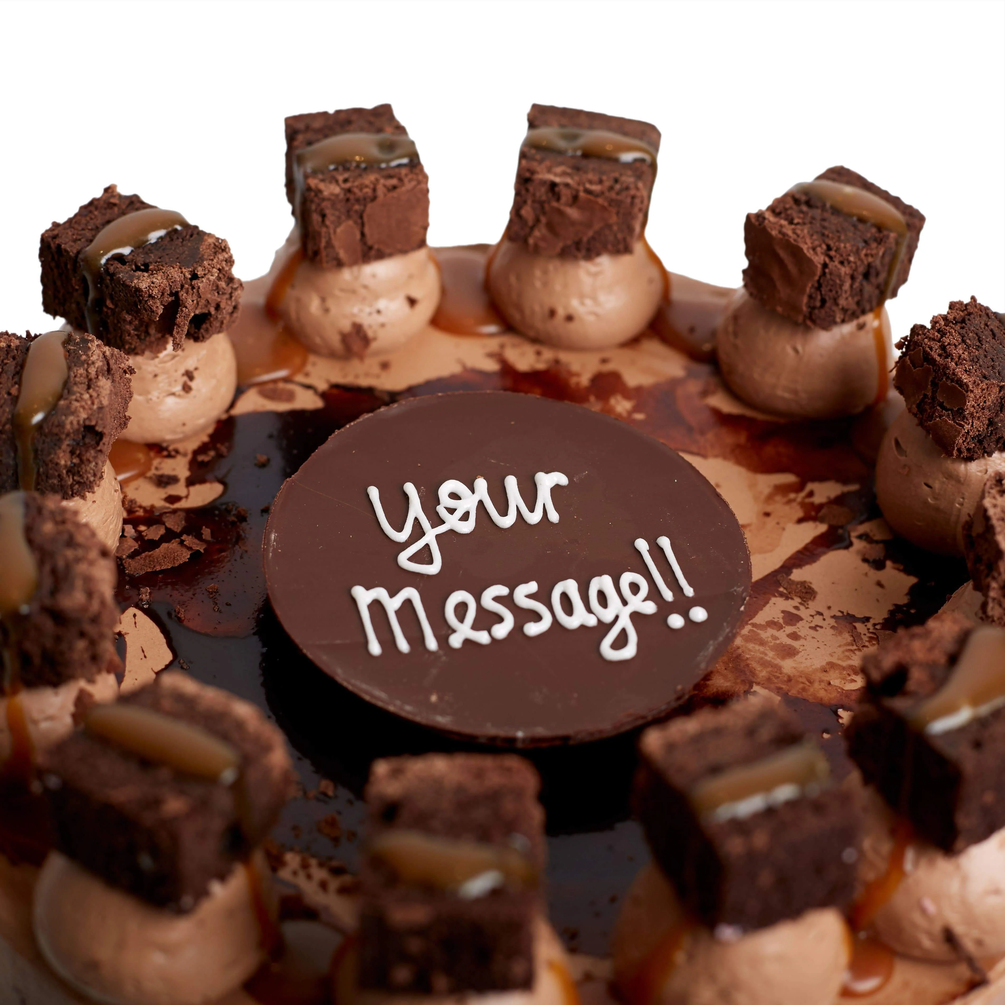 Double Choc Salted Caramel Cake - Image 4