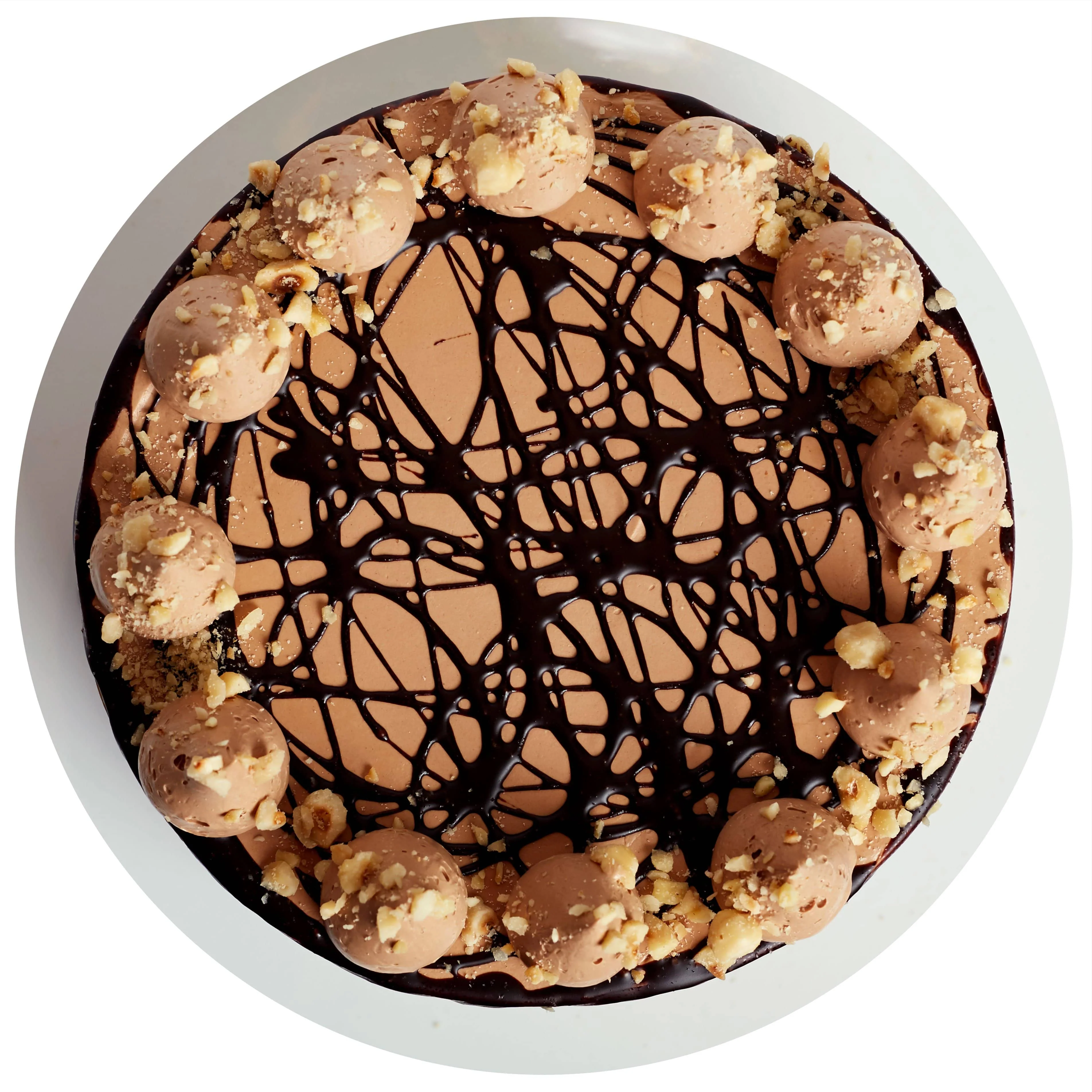 Eid Mubarak Chocolate Hazelnut Cake - Image 4