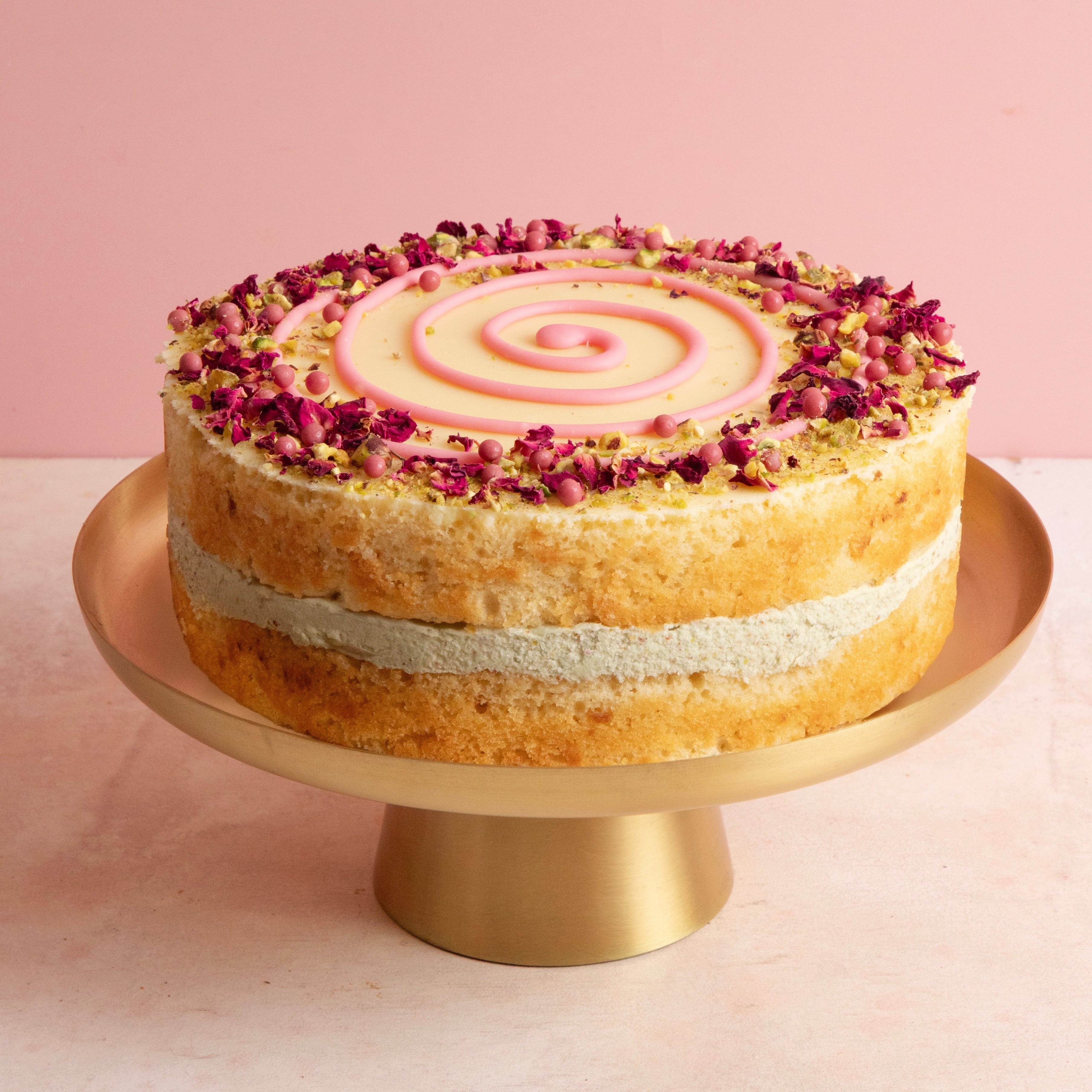 Eid Rose, Pistachio and Milk Cake - Image 4