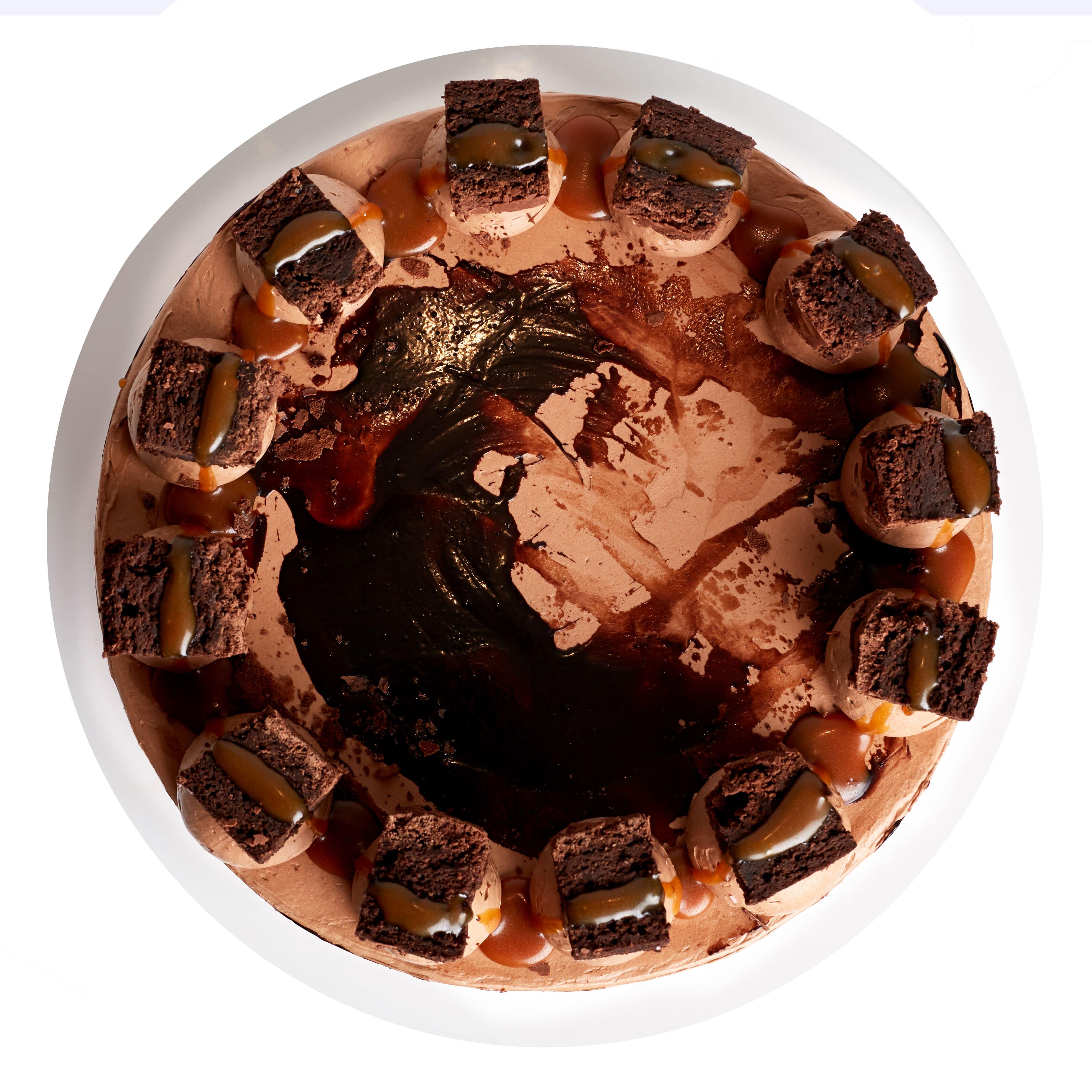 Wheat Free Double Choc Salted Caramel Cake - Image 3