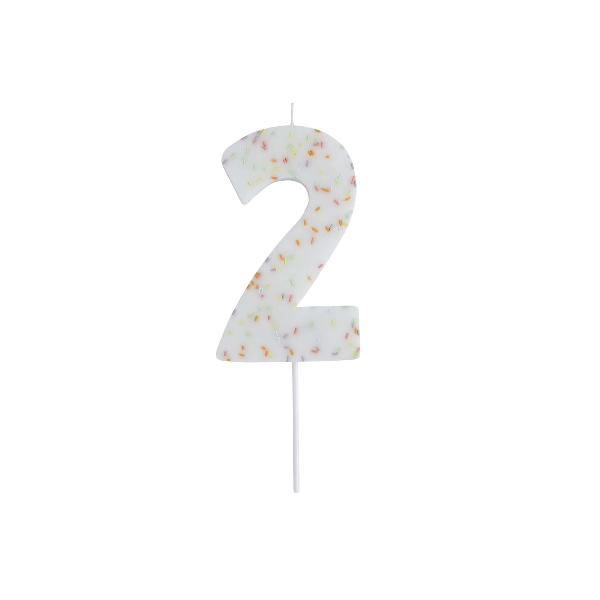 Giant Pastel Sprinkle Number Candles - Image 3