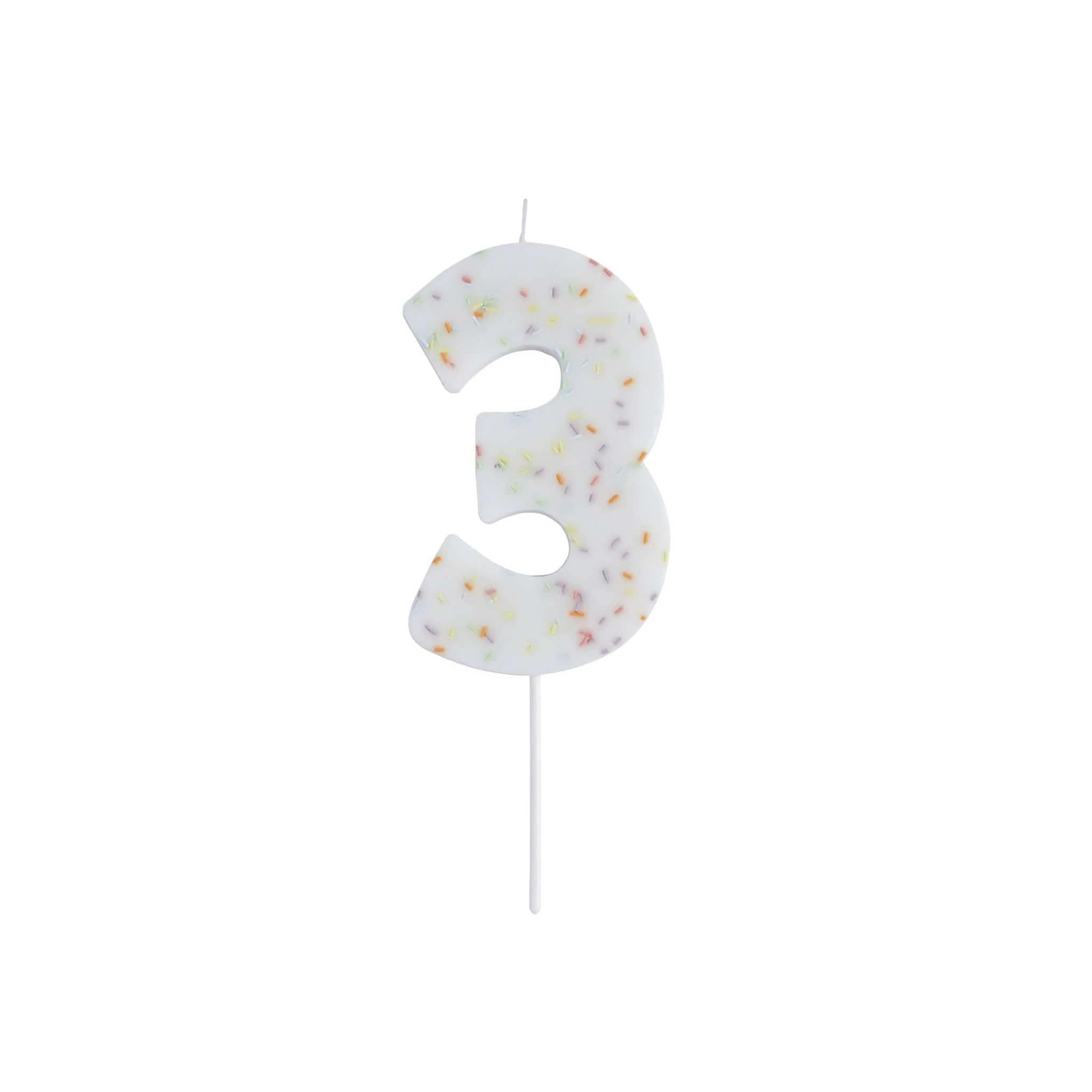 Giant Pastel Sprinkle Number Candles - Image 4