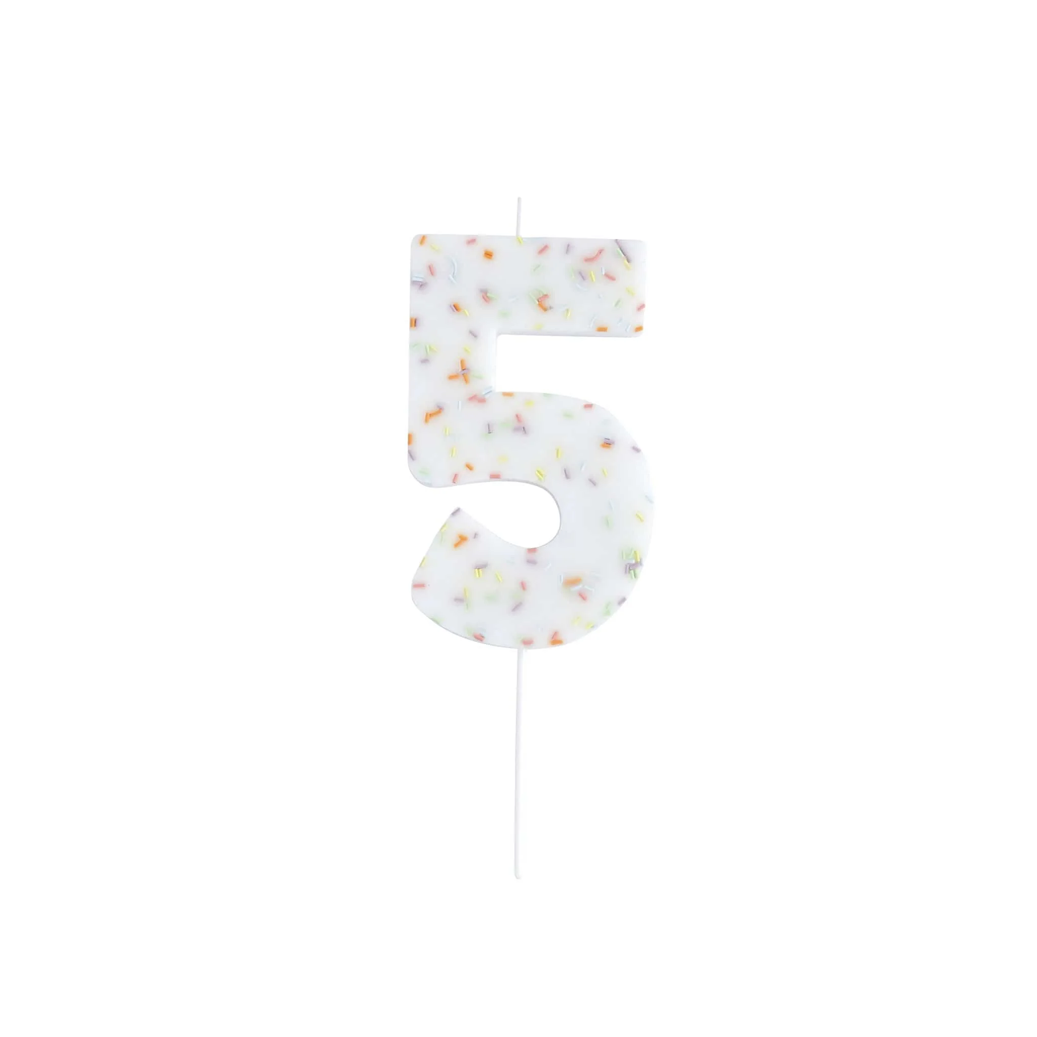 Giant Pastel Sprinkle Number Candles - Image 5