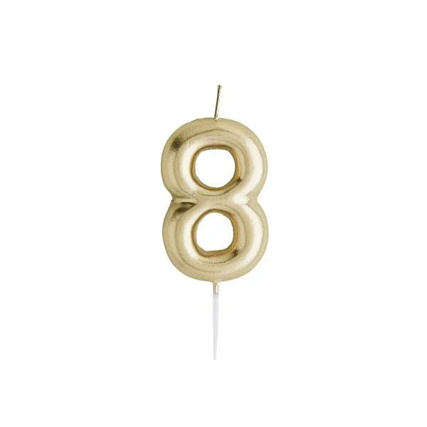 Gold Number Candles - Image 11