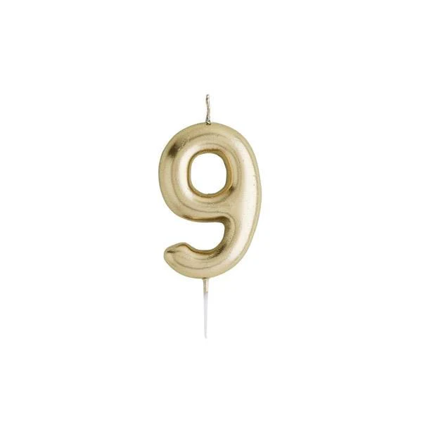 Gold Number Candles - Image 12