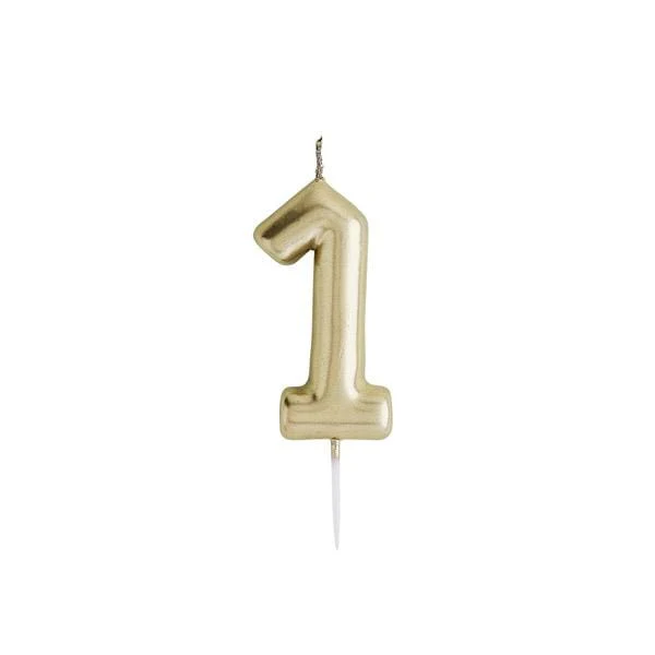 Gold Number Candles - Image 4