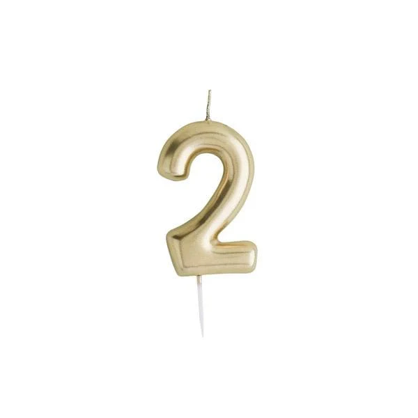 Gold Number Candles - Image 5