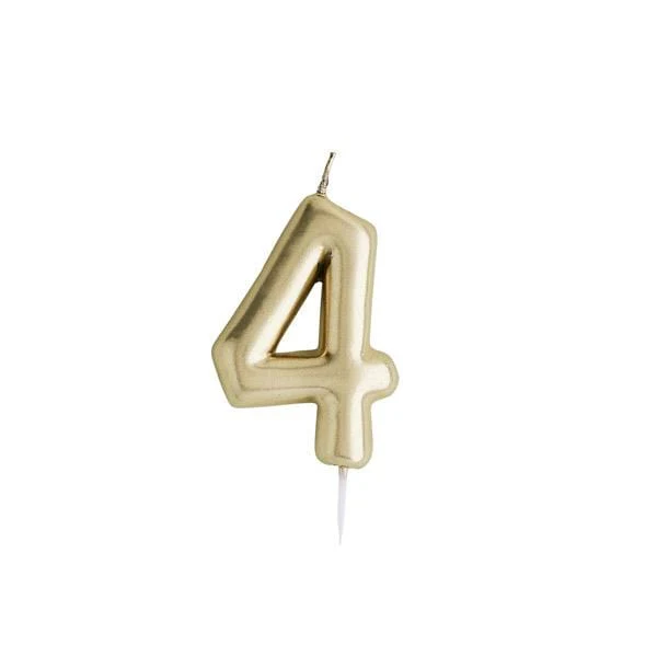 Gold Number Candles - Image 7