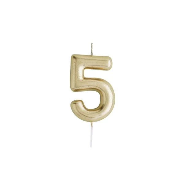 Gold Number Candles - Image 8