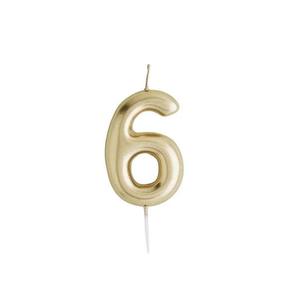 Gold Number Candles - Image 9