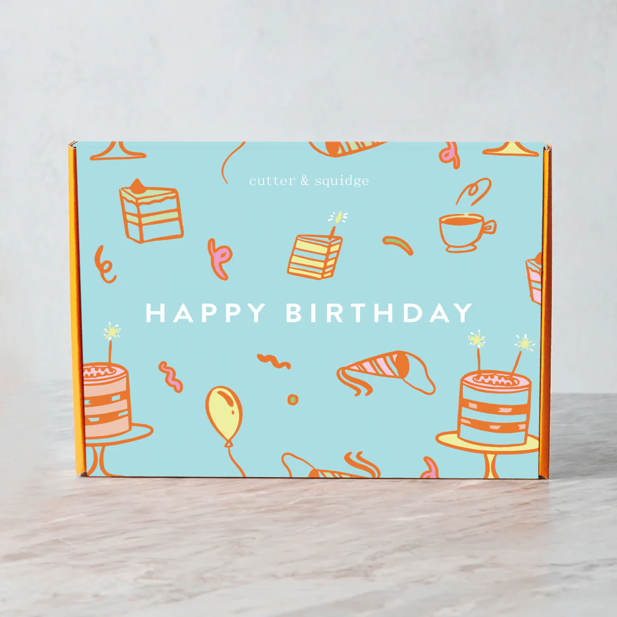Happy Birthday Vegan Wheat-Free Mini Brownie Box - Image 4