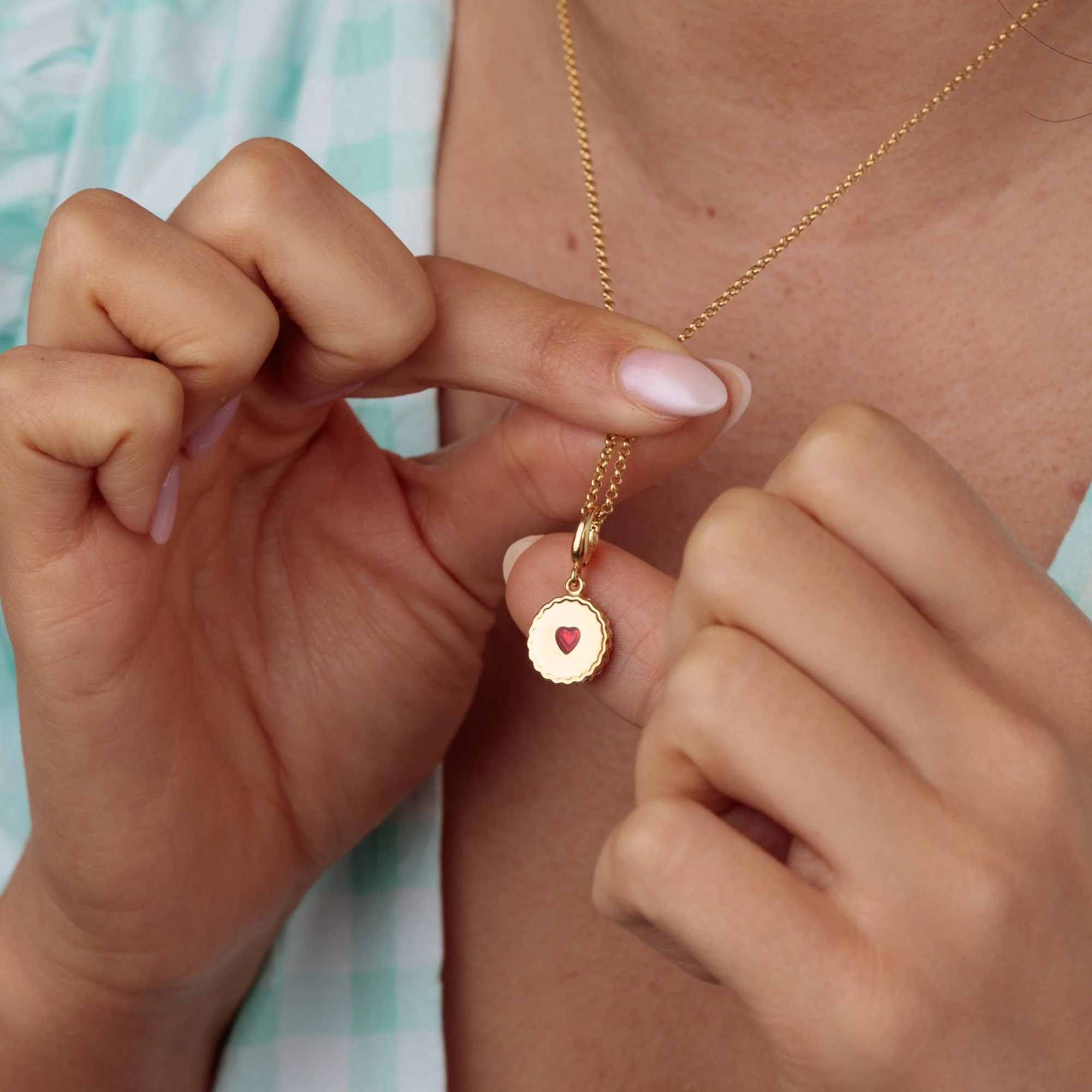 Jammie Dodger Biscuit Charm Necklace - Image 3