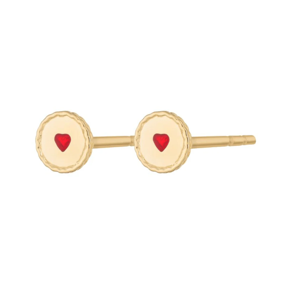 Jammie Dodger Biscuit Earrings - Image 3