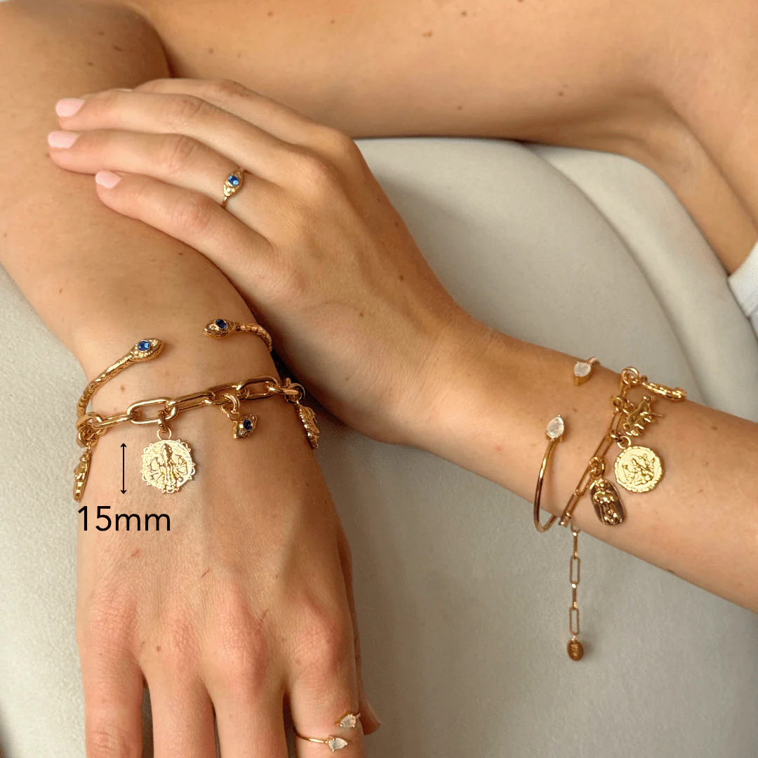 Mini Goddess Kali Gold Charm - Image 3