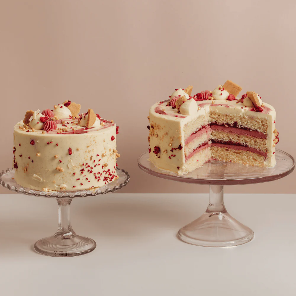 Raspberry White Chocolate Cheesecake Cake - Image 4