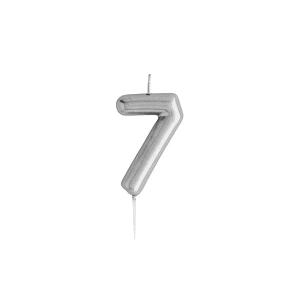 Silver Number Candles - Image 10