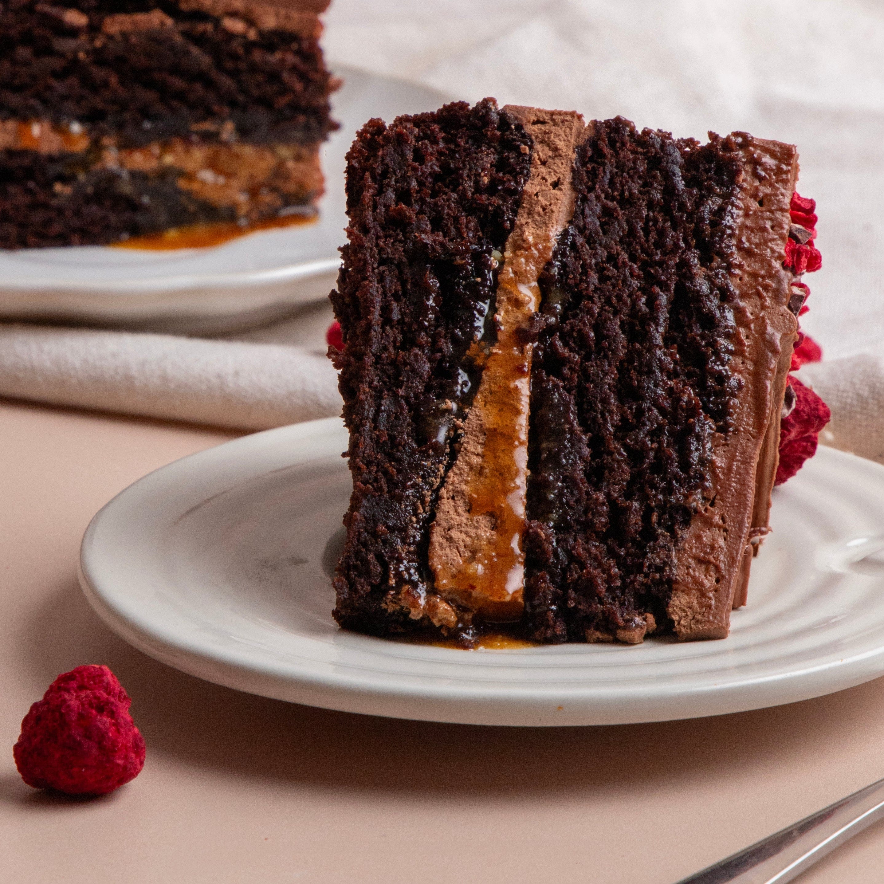 Vegan Chocolate Fudge Cake - Image 3