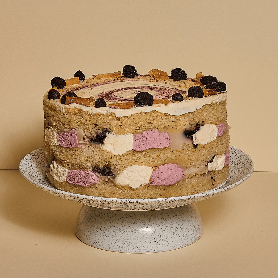 Vegan Blueberry Lemon Cheesecake - Image 4