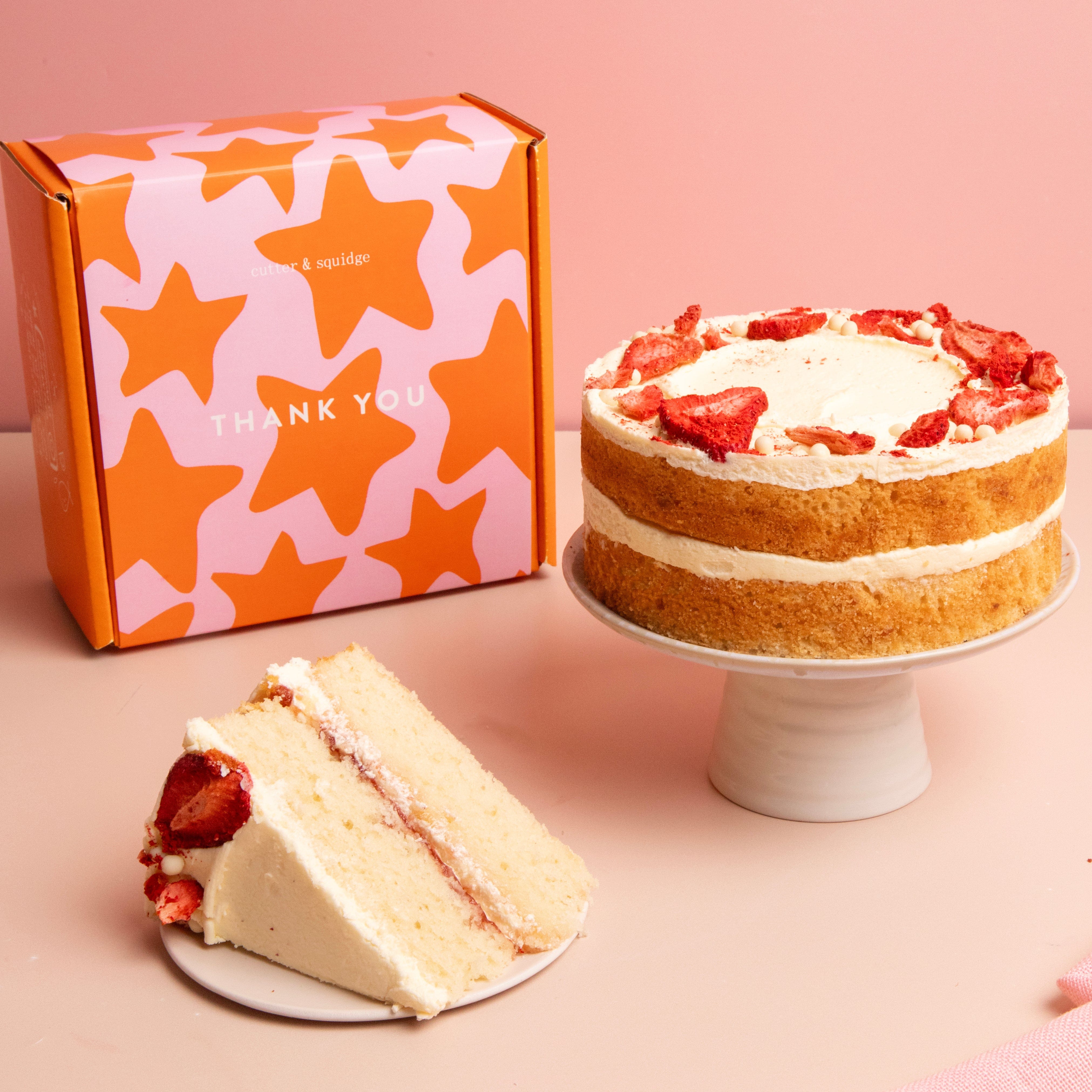 Victoria Strawberry Sponge Cake - Image 6