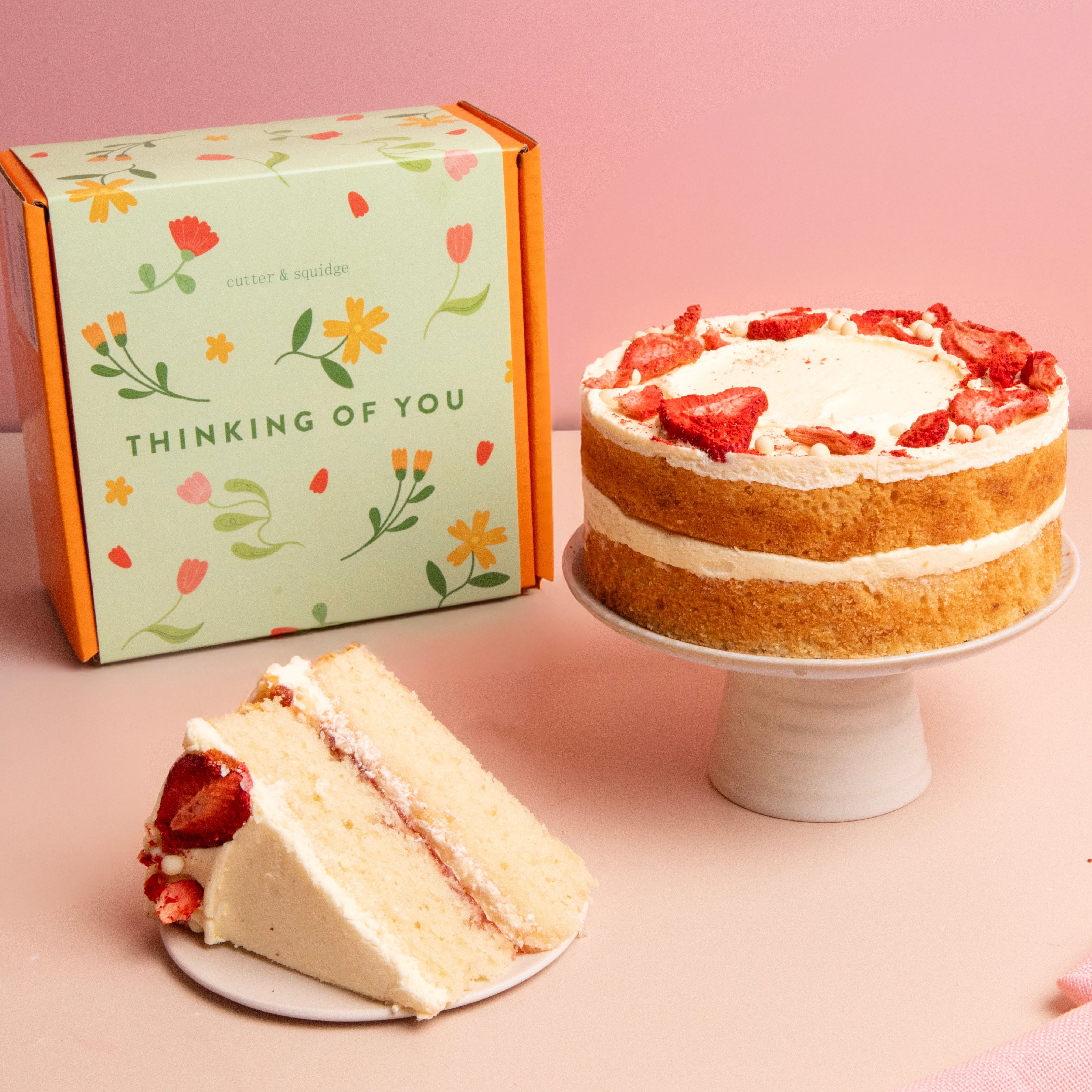 Victoria Strawberry Sponge Cake - Image 7
